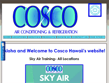 Tablet Screenshot of coscohawaii.com